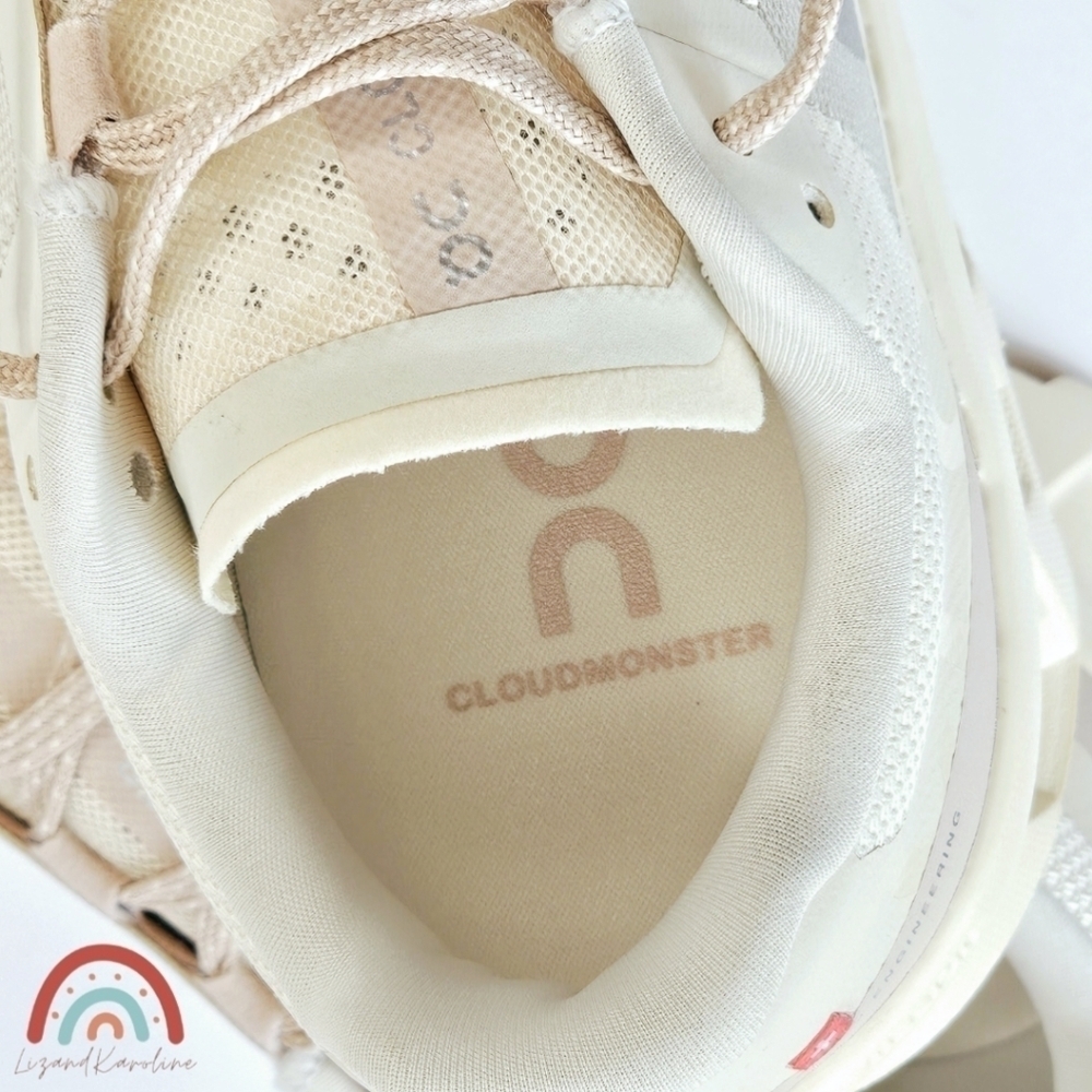 New! On Cloudmonster Sneakers in Moon Fawn - Picture 11 of 14